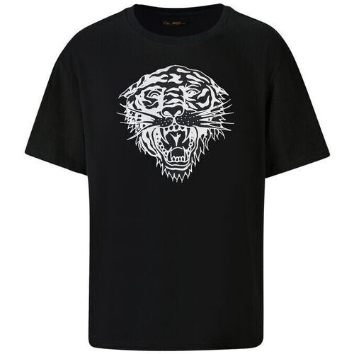 textil Herre T-shirts m. korte ærmer Ed Hardy Tiger-glow t-shirt black Sort