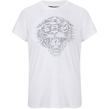 textil Herre T-shirts m. korte ærmer Ed Hardy - Tiger-glow t-shirt white Hvid