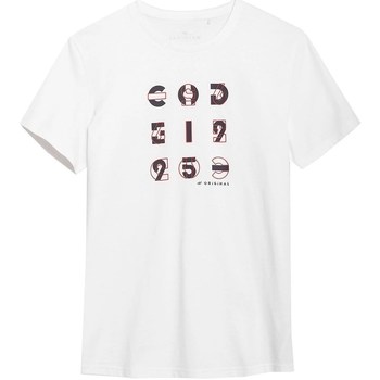 textil Herre T-shirts m. korte ærmer 4F H4L21 TSM018 Hvid