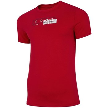 textil Herre T-shirts m. korte ærmer 4F TSM021 Rød