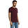 textil Herre T-shirts m. korte ærmer Sols Martin camiseta de hombre Bordeaux