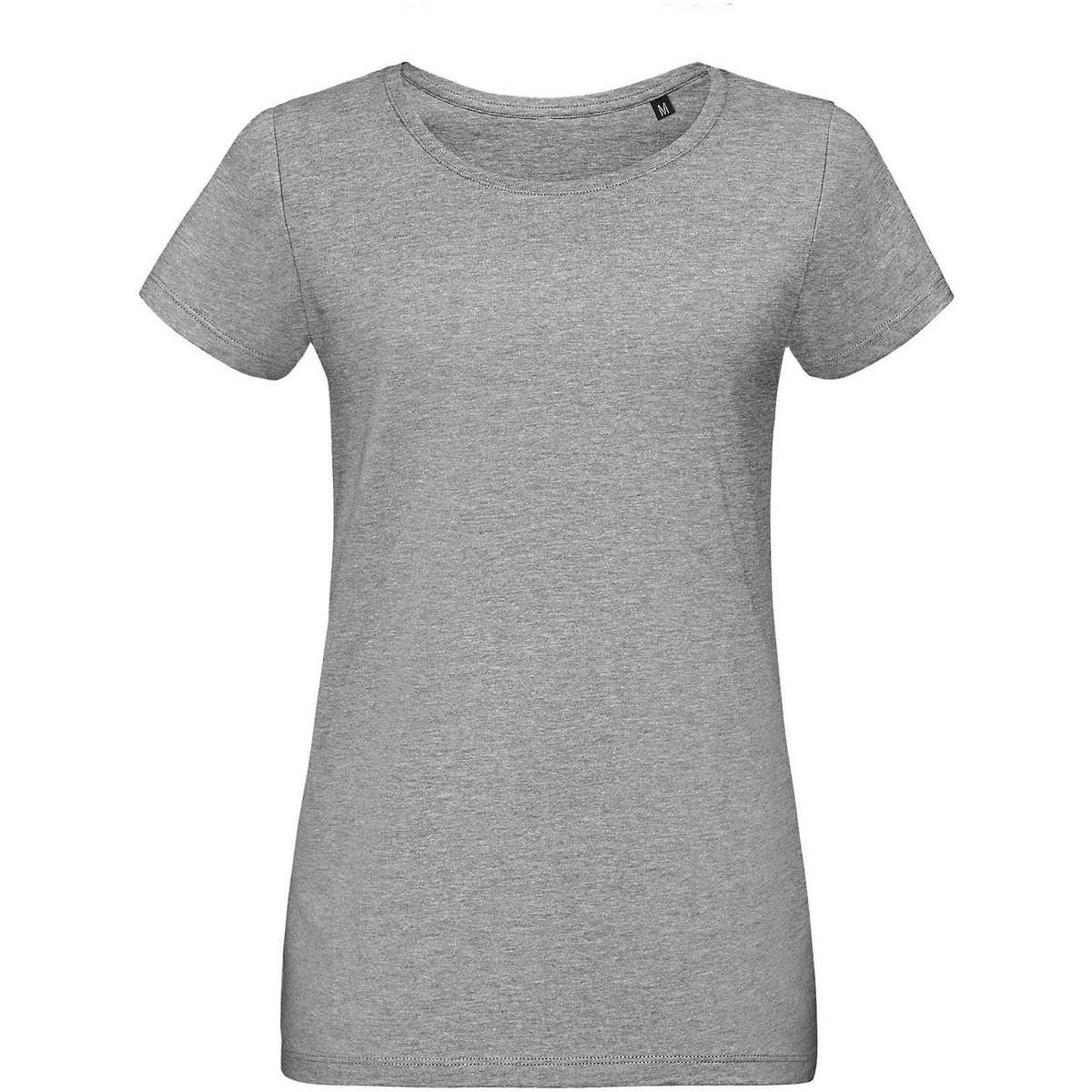 textil Dame T-shirts m. korte ærmer Sols Martin camiseta de mujer Grå