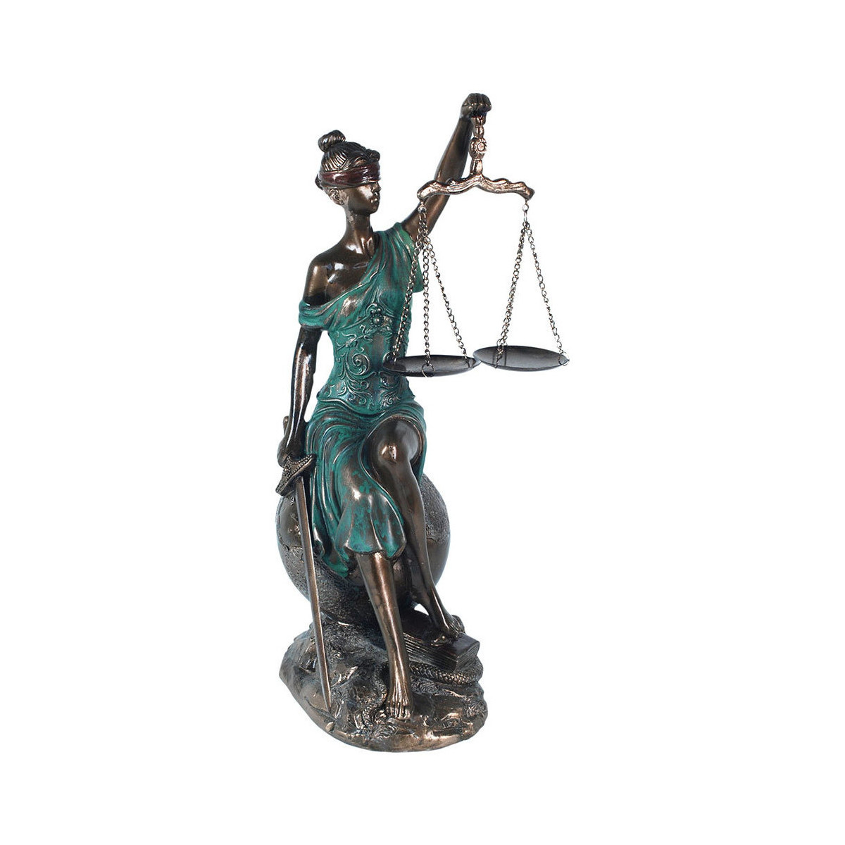 Indretning Små statuer og figurer Signes Grimalt Retfærdighedsfigur Guld