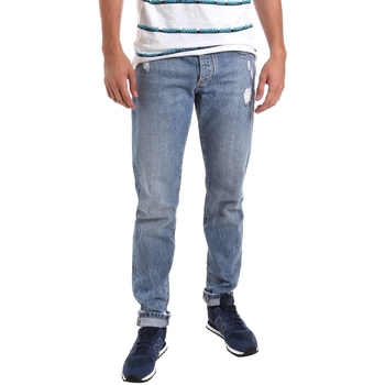textil Herre Smalle jeans Sseinse PJE625SS Blå