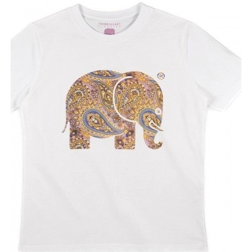 textil Dame T-shirts m. korte ærmer Trendsplant CAMISETA MUJER  029940WPTW Hvid