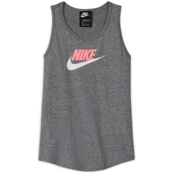 textil Pige T-shirts m. korte ærmer Nike Sportswear Grå