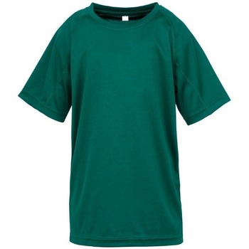 textil Dreng Langærmede T-shirts Spiro S287J Grøn