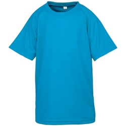 textil Dreng T-shirts m. korte ærmer Spiro S287J Ocean Blue