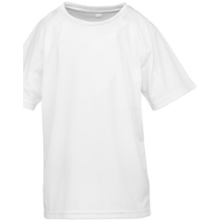 textil Dreng T-shirts m. korte ærmer Spiro S287J White
