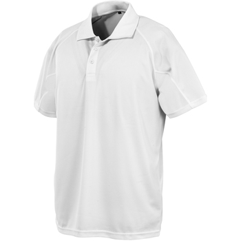 textil Herre Polo-t-shirts m. korte ærmer Spiro S288X Hvid
