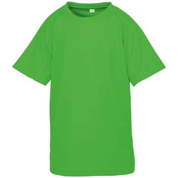 textil Børn T-shirts m. korte ærmer Spiro SR287B Flo Green