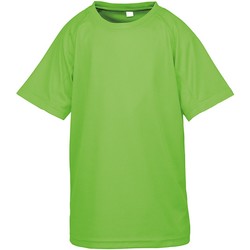 textil Børn T-shirts m. korte ærmer Spiro SR287B Lime Punch