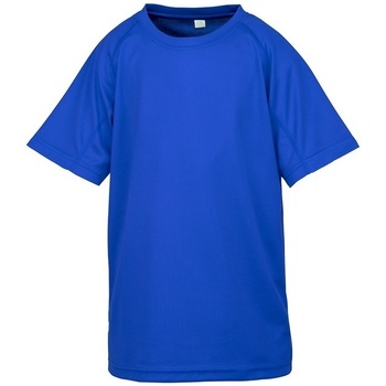 textil Børn T-shirts m. korte ærmer Spiro SR287B Royal