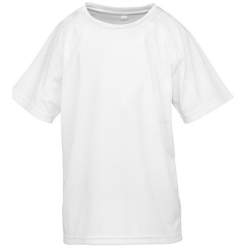 textil Børn T-shirts m. korte ærmer Spiro SR287B Hvid