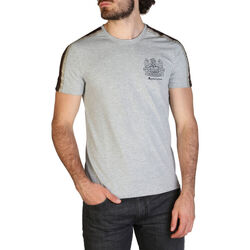 textil Herre T-shirts m. korte ærmer Aquascutum - qmt017m0 Grå