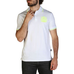 textil Herre Polo-t-shirts m. korte ærmer Aquascutum - qmp025 Hvid