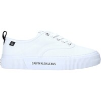 Sko Dame Lave sneakers Calvin Klein Jeans YW0YW00054 Hvid