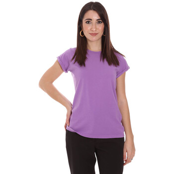 textil Dame T-shirts & poloer Dixie T924P092 Violet