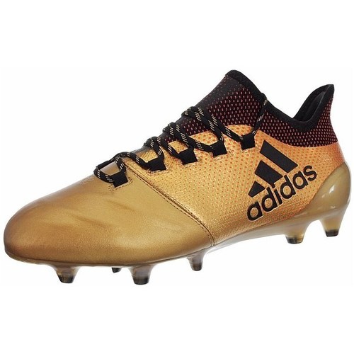 Sko Herre Fodboldstøvler adidas Originals X 171 FG Leather Guld, Sort