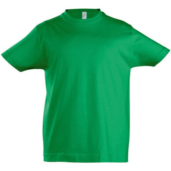 textil Børn T-shirts m. korte ærmer Sols 11770 Grøn