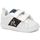 Sko Børn Sneakers Le Coq Sportif 2120031 OPTICAL WHITE/DARK BROWN Hvid