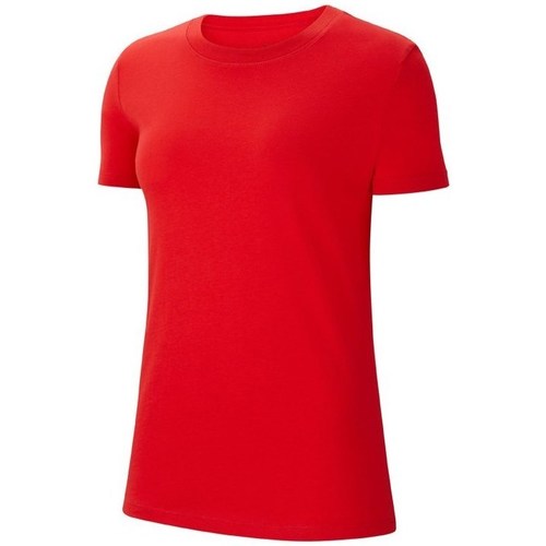 textil Dame T-shirts m. korte ærmer Nike Wmns Park 20 Rød