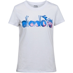 textil Dame T-shirts m. korte ærmer Diadora 502176088 hvid