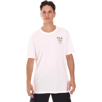 textil Herre T-shirts m. korte ærmer Fila 689289 hvid