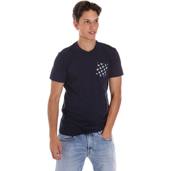 textil Herre T-shirts & poloer Key Up 2S431 0001 Blå