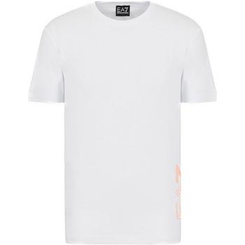textil Herre T-shirts & poloer Ea7 Emporio Armani 3KPT23 PJ9TZ Hvid