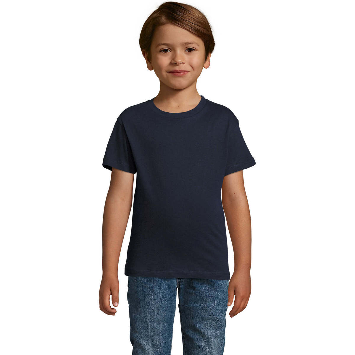 textil Børn T-shirts m. korte ærmer Sols REGENT FIT CAMISETA MANGA CORTA Blå