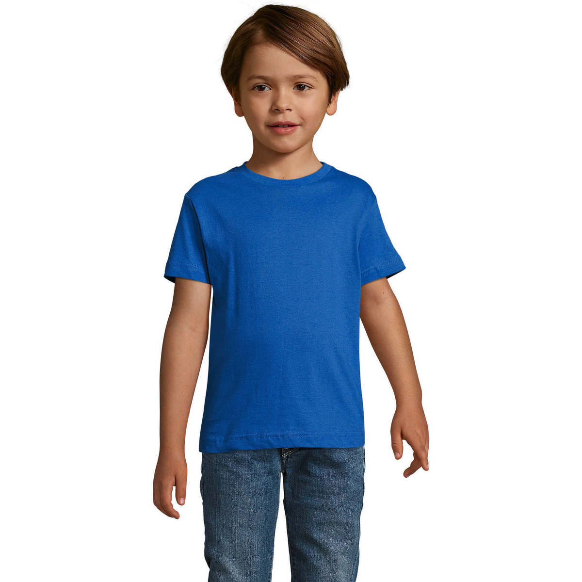 textil Børn T-shirts m. korte ærmer Sols REGENT FIT CAMISETA MANGA CORTA Blå