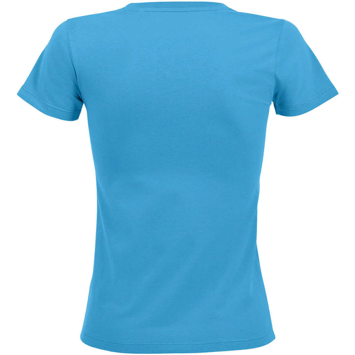 textil Dame T-shirts m. korte ærmer Sols REGENT FIT CAMISETA MANGA CORTA Blå