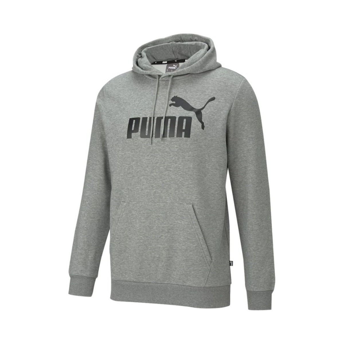 textil Herre Sweatshirts Puma Essential Big Logo Hoody Grå