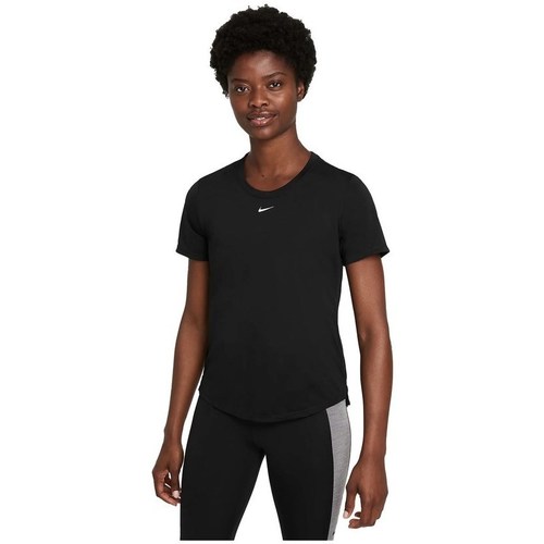 textil Dame T-shirts m. korte ærmer Nike Drifit One Sort