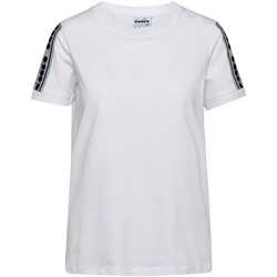 textil Dame T-shirts m. korte ærmer Diadora 502175812 hvid