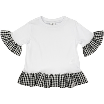 textil Børn T-shirts & poloer Naturino 6001011 01 Hvid