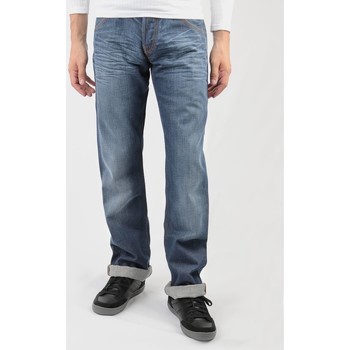 textil Herre Lige jeans Lee Flint L702RNSM Blå