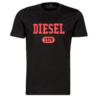 textil Herre T-shirts m. korte ærmer Diesel T-DIEGOR-K46 Sort
