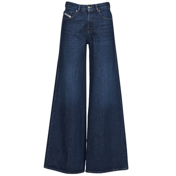 textil Dame Jeans med vide ben Diesel 1978 Blå / Mørk