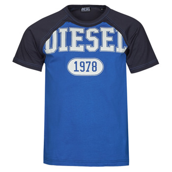 textil Herre T-shirts m. korte ærmer Diesel T-RAGLEN Blå
