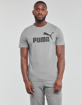 textil Herre T-shirts m. korte ærmer Puma ESS LOGO TEE Grå