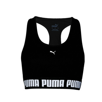 textil Dame Sports-BH Puma MID IMPACT PUMA STRONG BRA PM Sort