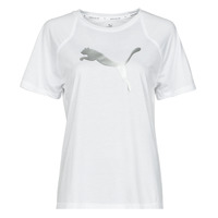 textil Dame T-shirts m. korte ærmer Puma EVOSTRIPE TEE Hvid