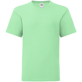 textil Børn T-shirts m. korte ærmer Fruit Of The Loom 61023 Grøn