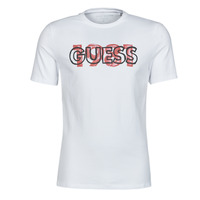 textil Herre T-shirts m. korte ærmer Guess ORWELL CN SS TEE Hvid