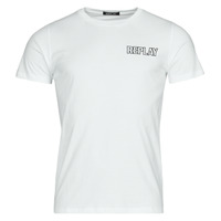 textil Herre T-shirts m. korte ærmer Replay M6008 Hvid