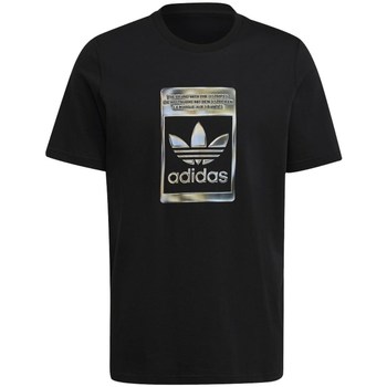 textil Herre T-shirts m. korte ærmer adidas Originals Camo Infill Tee Sort