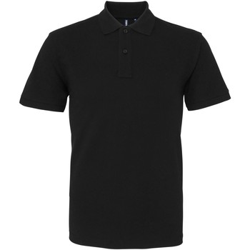 textil Herre Polo-t-shirts m. korte ærmer Asquith & Fox AQ082 Black