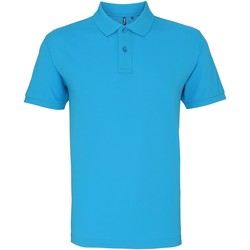 textil Herre Polo-t-shirts m. korte ærmer Asquith & Fox AQ082 Turquoise